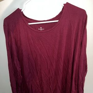 TWO LONG SLEEVES SOFT DRESS SHIRTS CASUAL WEAR WOMENS XL